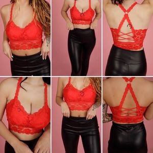Juliette Bralette in Crimson